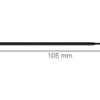 387-2 Elektroda igłowa, Ø0,5 x 5mm, dł. 105mm, trzpień 2,4mm