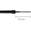 392-0 Elektroda igłowa, Ø0,5mm, dł. 20mm, trzpień 2,4mm