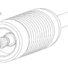 709-3 Elektroda laparoskopowa szpatułkowa, Ø12mm, dł. 330mm, trzpień 4mm