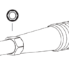 711-4 Elektroda laparoskopowa haczykowa “J”, 4mm, dł. 330mm, trzpień 4mm