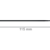 802-2 Monopolarna elektroda artroskopowa igłowa, kąt 90°, 4 x Ø0,6mm, dł. 115mm, trzpień 4mm