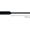 870-1 Bipolarna elektroda artroskopowa haczykowa, Ø1,5 x 0,8mm, dł. 115mm