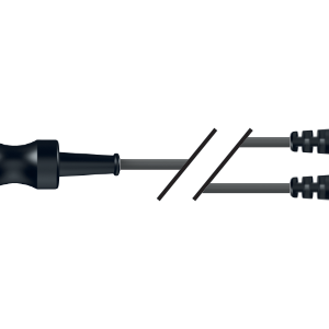 92066 Kabel bipolarny do generatorów Erbe VIO/ICC/ACC, Storz, trzpień do nożyczek Ethicon Powerstar 2,4 mm