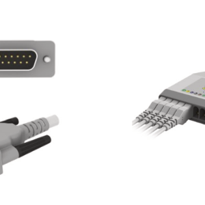 E101/DN0/I Kabel główny EKG, 10 odprowadzeń, bez rezystora, bez odprowadzeń, kompatybilny z Philips/HP, Bionet, BLT, Aspel, Innomed, Mortara, IEC