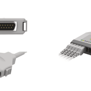 E101/FN0/I Kabel główny EKG, 10 odprowadzeń, bez rezystora, bez odprowadzeń, kompatybilny z Fukuda Denshi, IEC