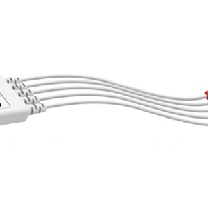 E110BI/5 Przewody diagnostyczne EKG, 5 odprowadzeń, banan 4mm, kompatybilne z Philips/HP, IEC