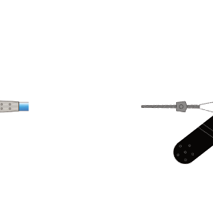 M1106-033E Czujnik SpO2, wielorazowy, klips na ucho, dla dorosłych, 1,0m, kompatybilny z PHILIPS