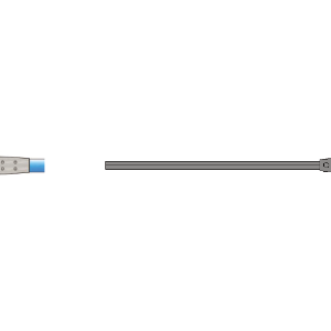 M1206-033I Czujnik SpO2, wielorazowy, gumka na palec, dla niemowląt, 1,0m, kompatybilny z PHILIPS