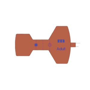 M1456-001AD Czujnik SpO2, jednorazowy, dla dorosłych, ＞30kg, 90 cm, kompatybilny z Biolight-Digital