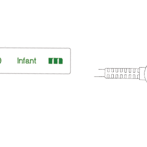 M1515-011I Czujnik SpO2, jednorazowy, dla niemowląt, 3kg-20kg, 90 cm, kompatybilny z Nihon Kohden