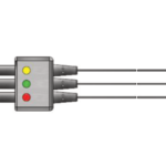 MD-3LW-G 3 odprowadzenia EKG, dla dorosłych/dzieci, klamra, kompatybilne z Mindray, IEC