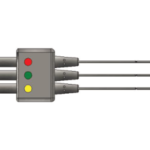 PL-3LW-GN 3 odprowadzenia EKG, dla noworodków, klamra, kompatybilne z PHILIPS, IEC