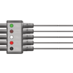 SM-5LW-S 5 odprowadzeń EKG, dla dorosłych/dzieci, zatrzask, kompatybilne z Siemens, Drager, IEC